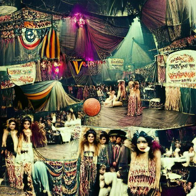 vintage bohemian circus