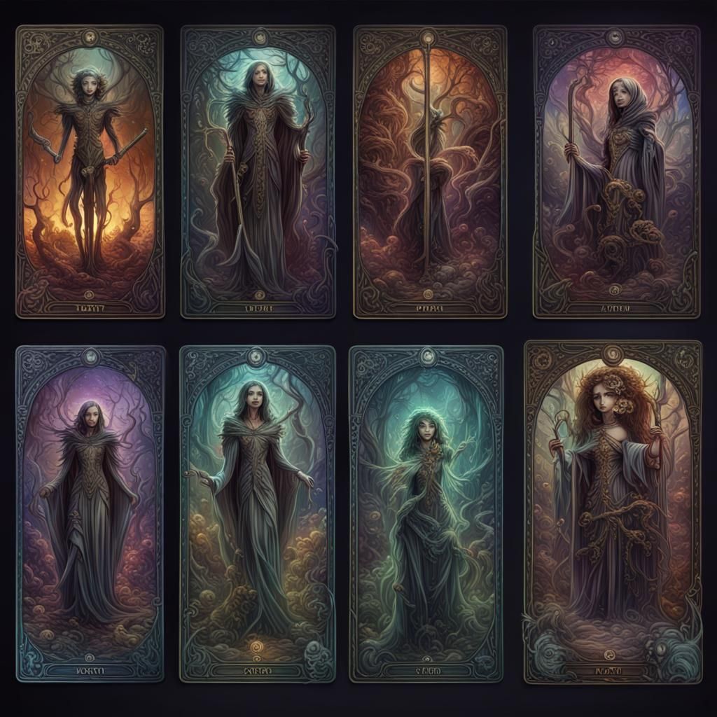 Tarot cards - AI Generated Artwork - NightCafe Creator