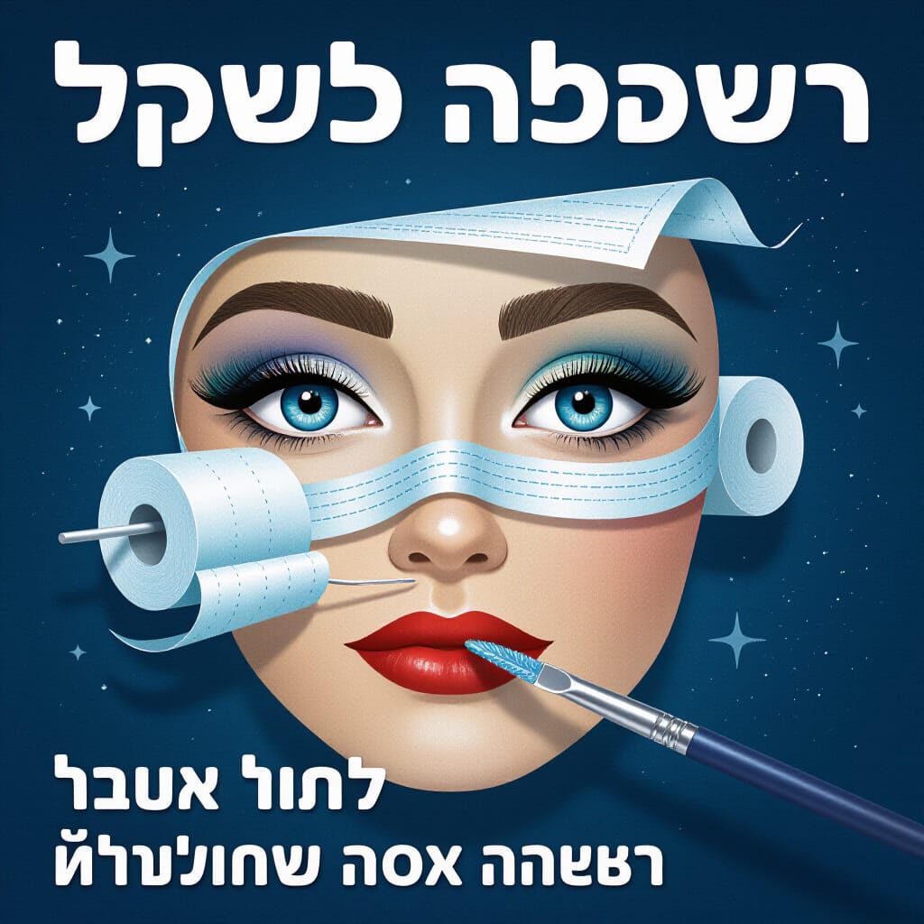 Toilet Paper Roll with Face and Freckles