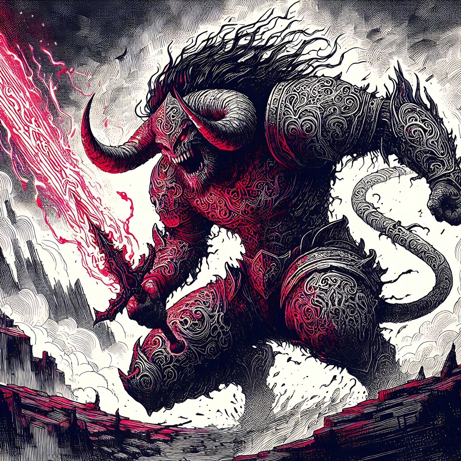 Grotesque Minotaur (Uploaded)