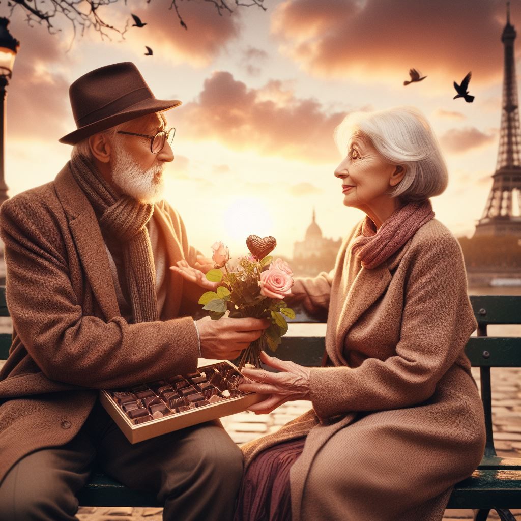Chocolates and Roses / Couple-Paris