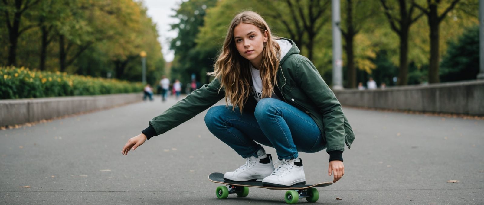 skate moss , skating girl model hero  by @symon