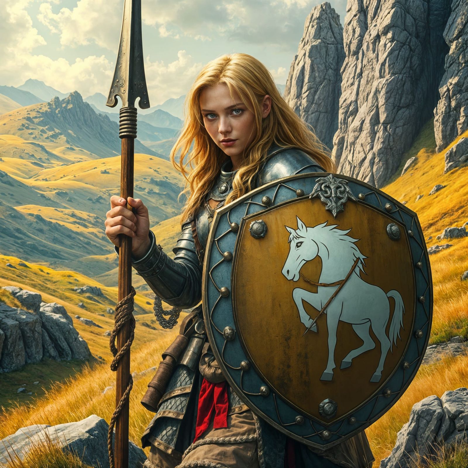Shieldmaiden of Rohan  by @Laevos