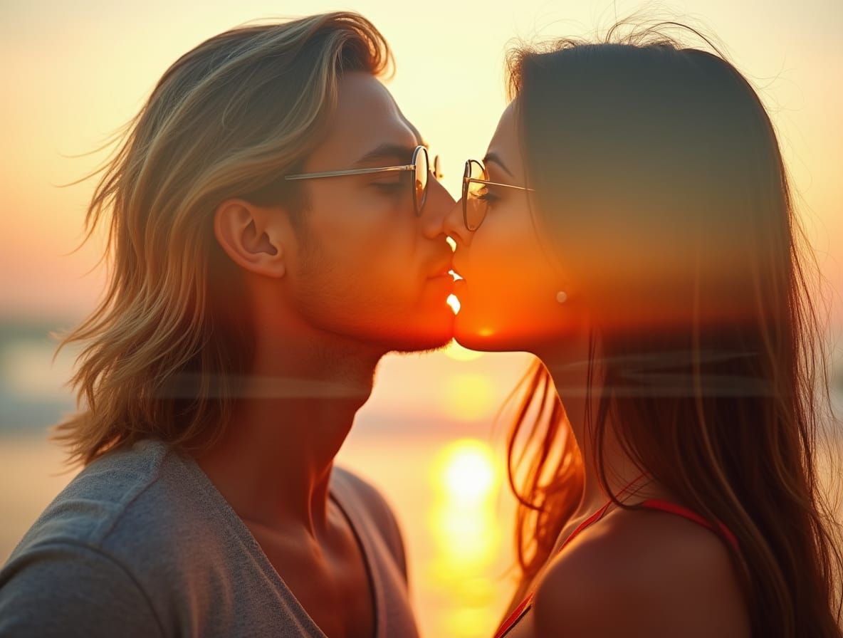 Romantic beach sunrise #7