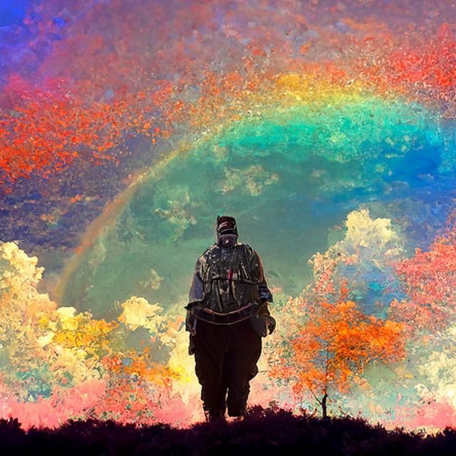 Cyberpunk Cityscape at Twilight: Digital Illustration