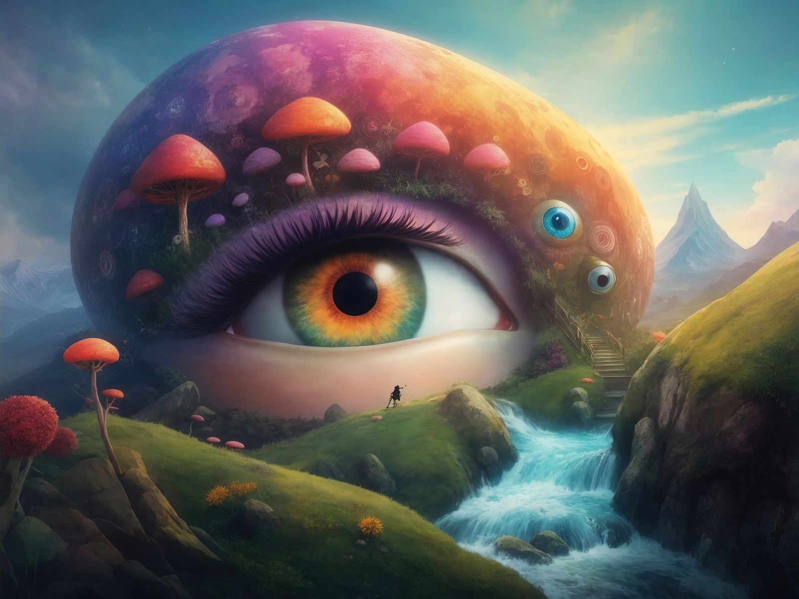 Childish enchanted world