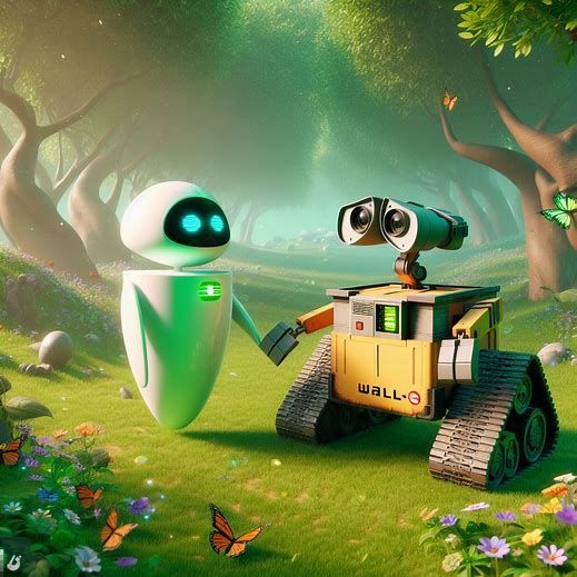 Wall-E & Eve