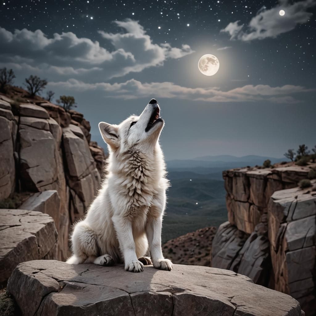 My Howling Debut Under the Moon  by @Melissa Lorene