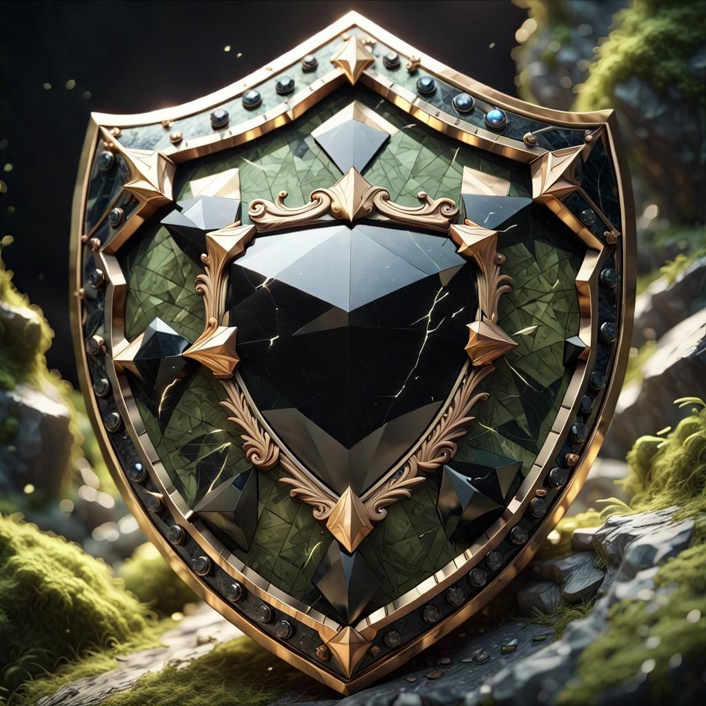 Black Diamond Shield  by @Lumara Veil