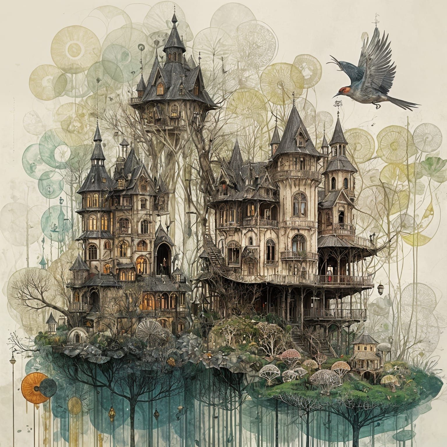 By Paul Lovering and Mattias Adolfsson and Russ Mills and Victo Ngai and Alexander Jansson:: Double exposure ...  by @Zacharo
