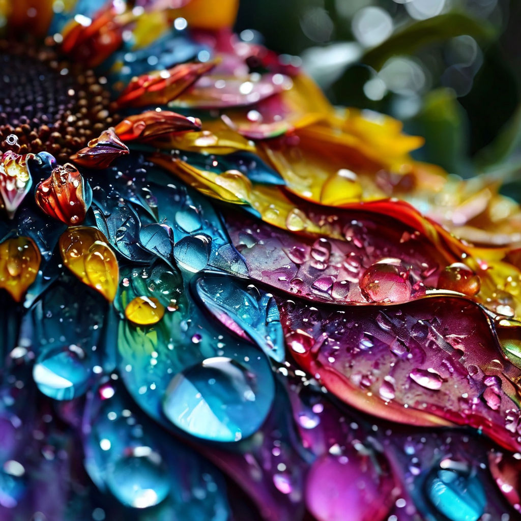 Rainbow Sunflower