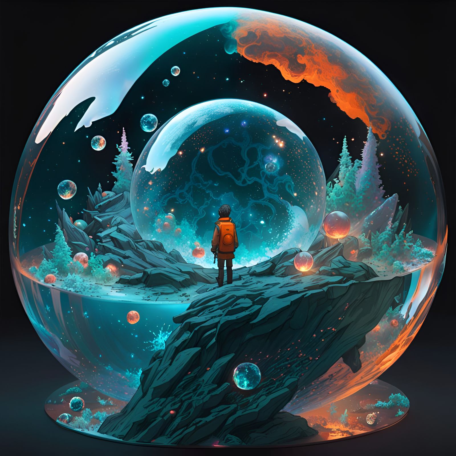 Inner World Exploration - AI Generated Artwork - NightCafe Creator