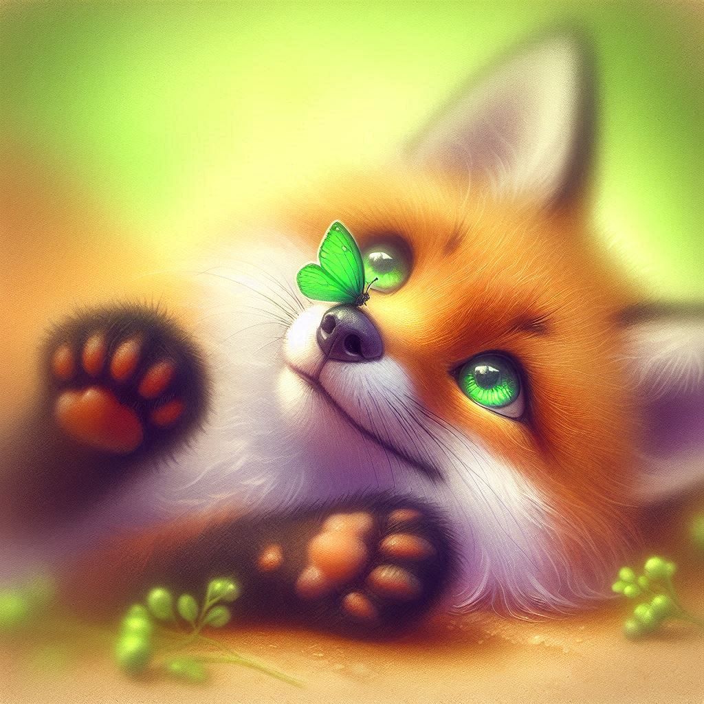 Green Eyed Fox