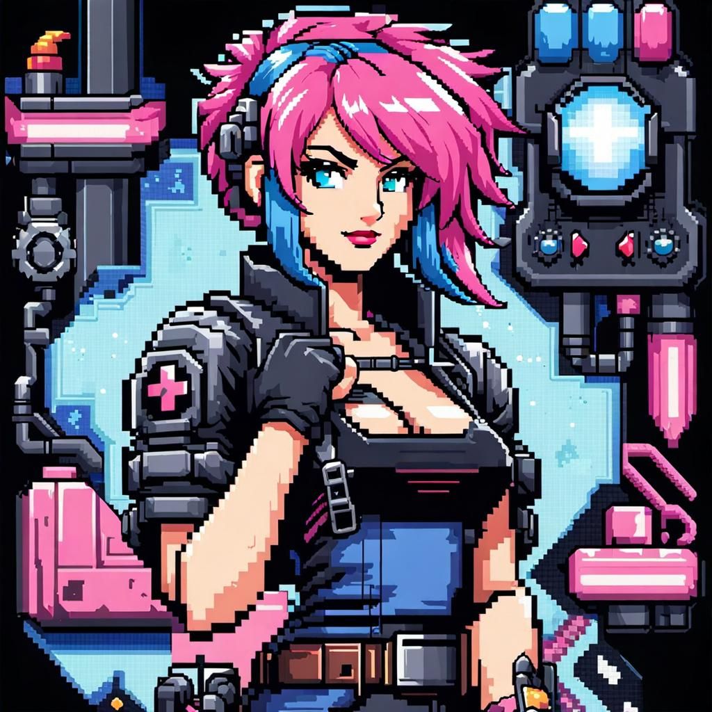 Delila - Mechanic from "Continual Make-Believe"  by @Thoragh