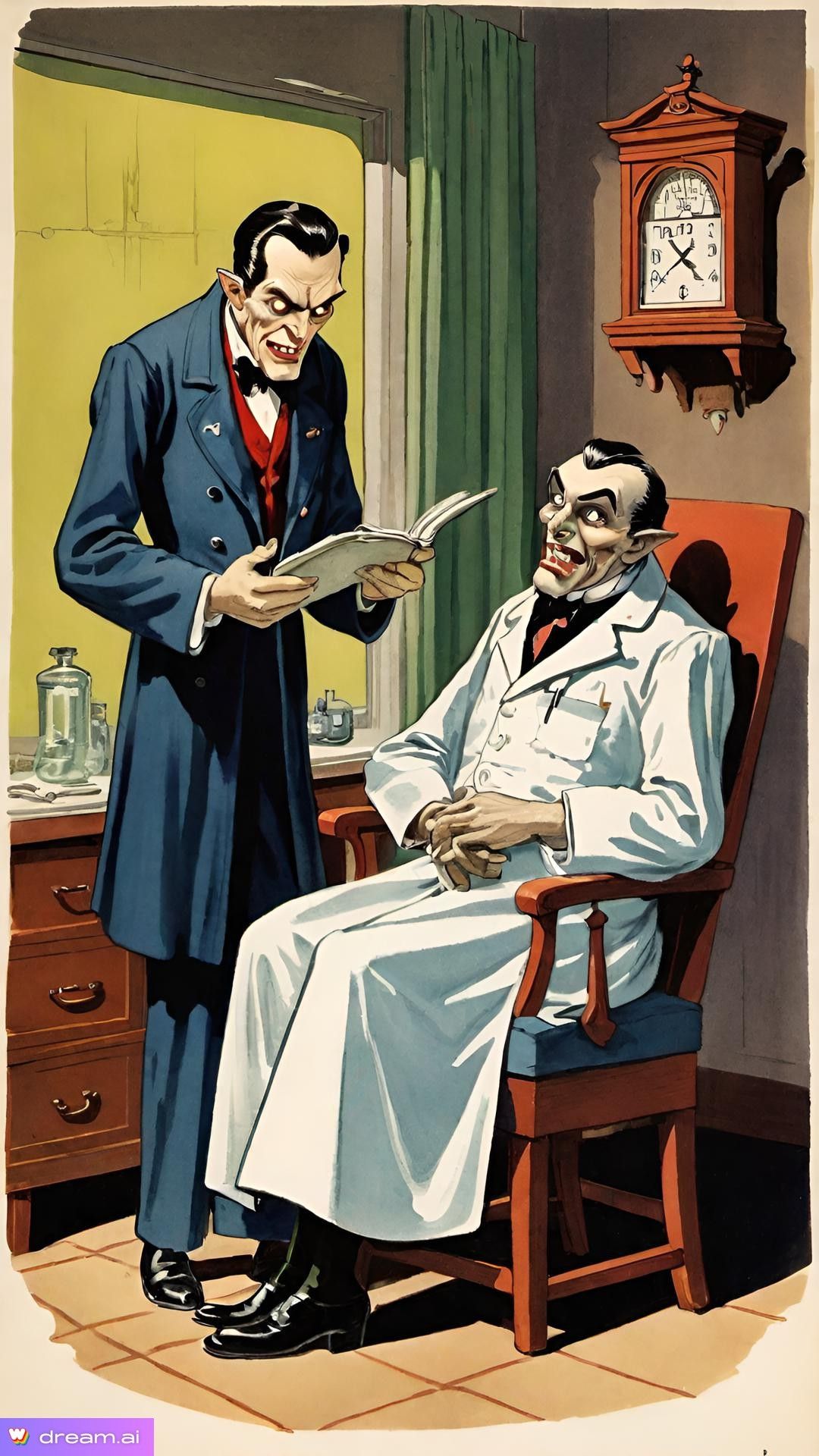 Mad Scientists Commiserating