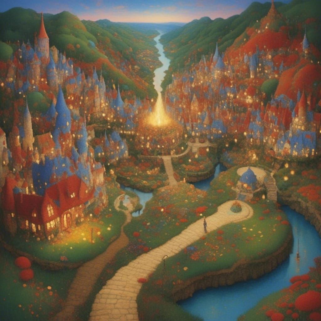 <lora:Daydream Meadows:1.0> Sundown 