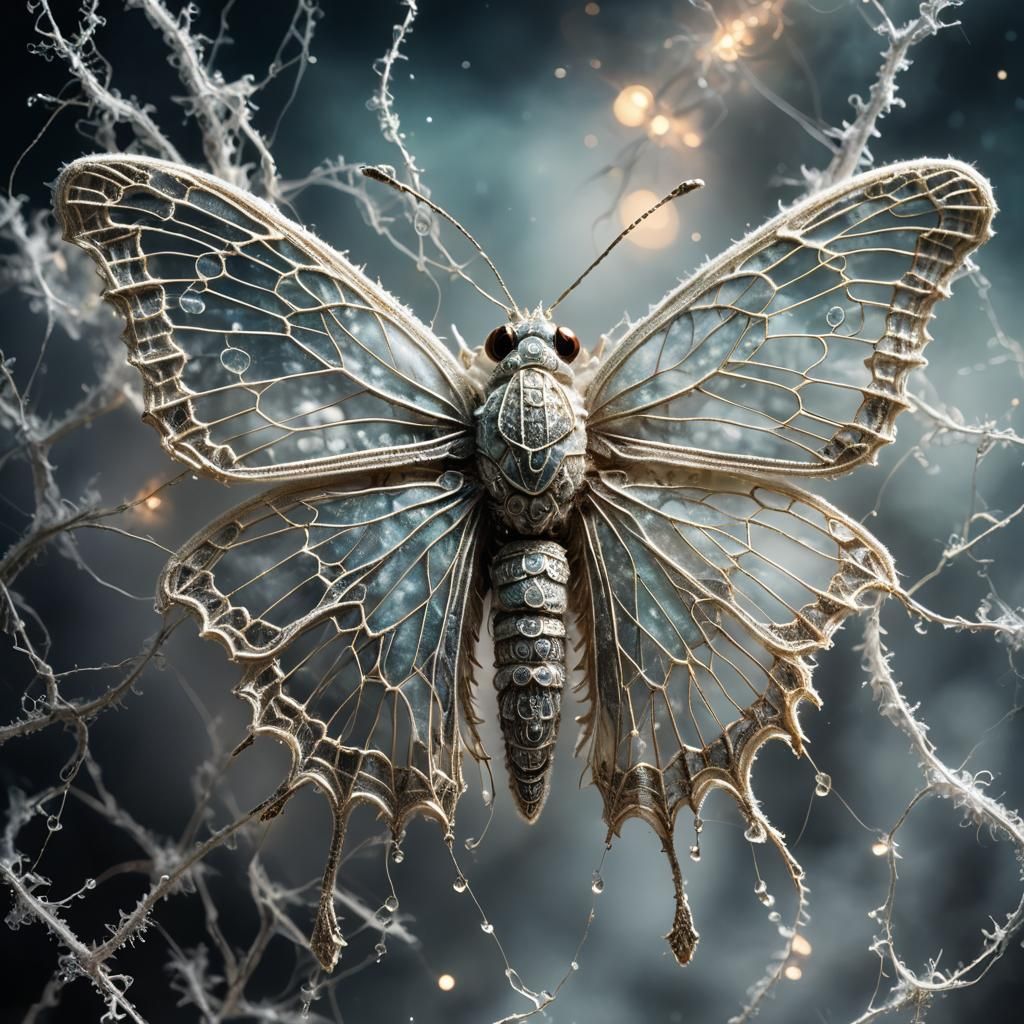 White moth
