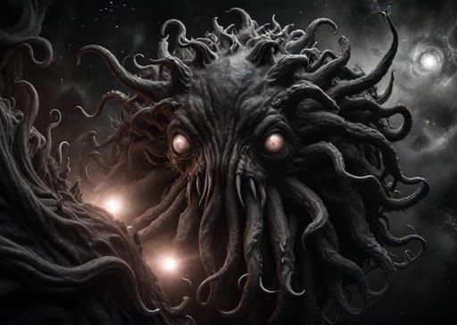 Scary image Azathoth the blind idiot god.