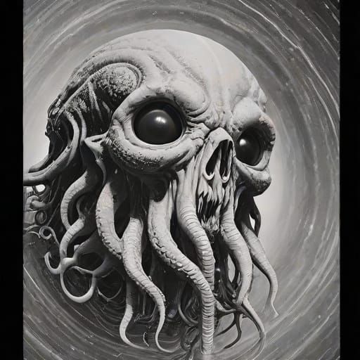 Azathoth the blind idiot god.