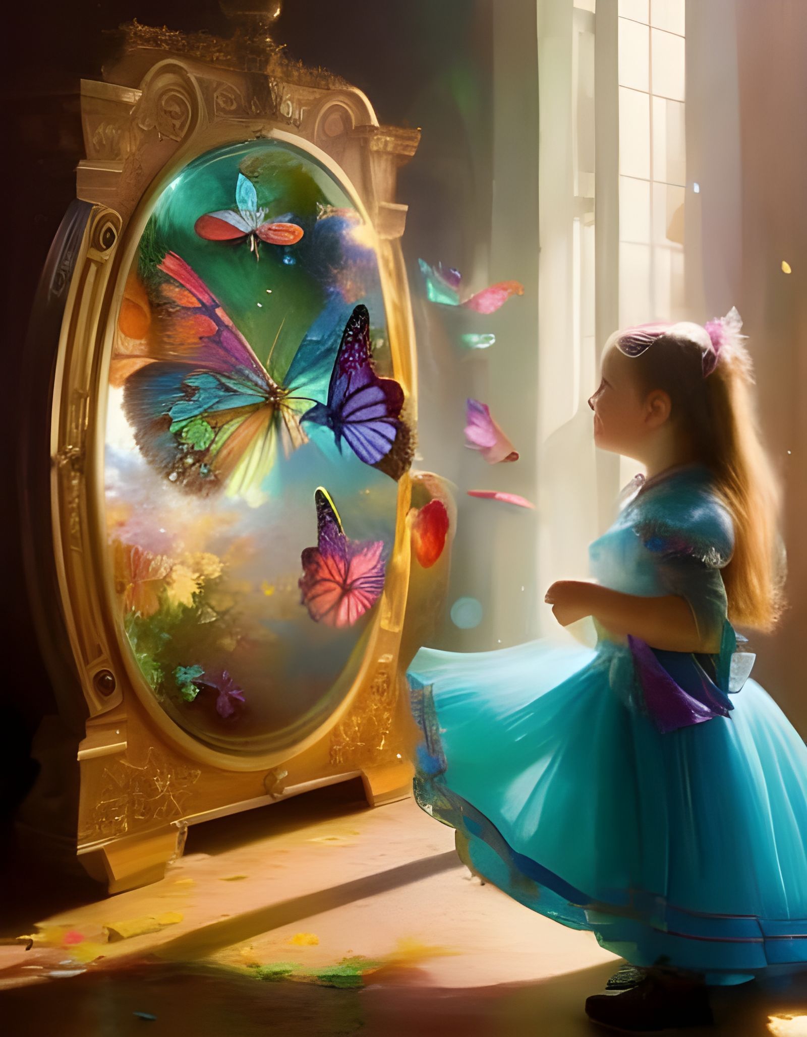 Alice and the Looking Glass  by @Ria Hagane