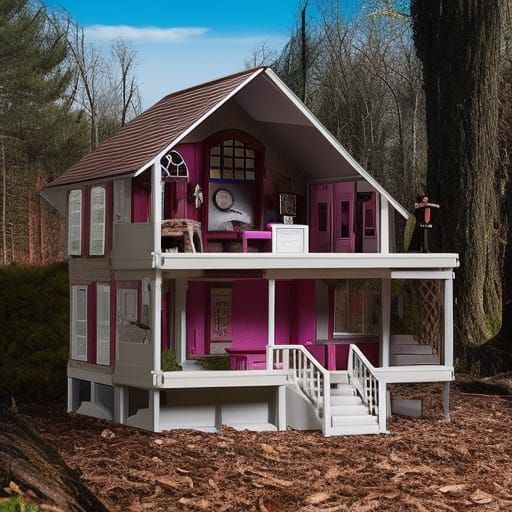 Creepy Barbie Dollhouse Adventure