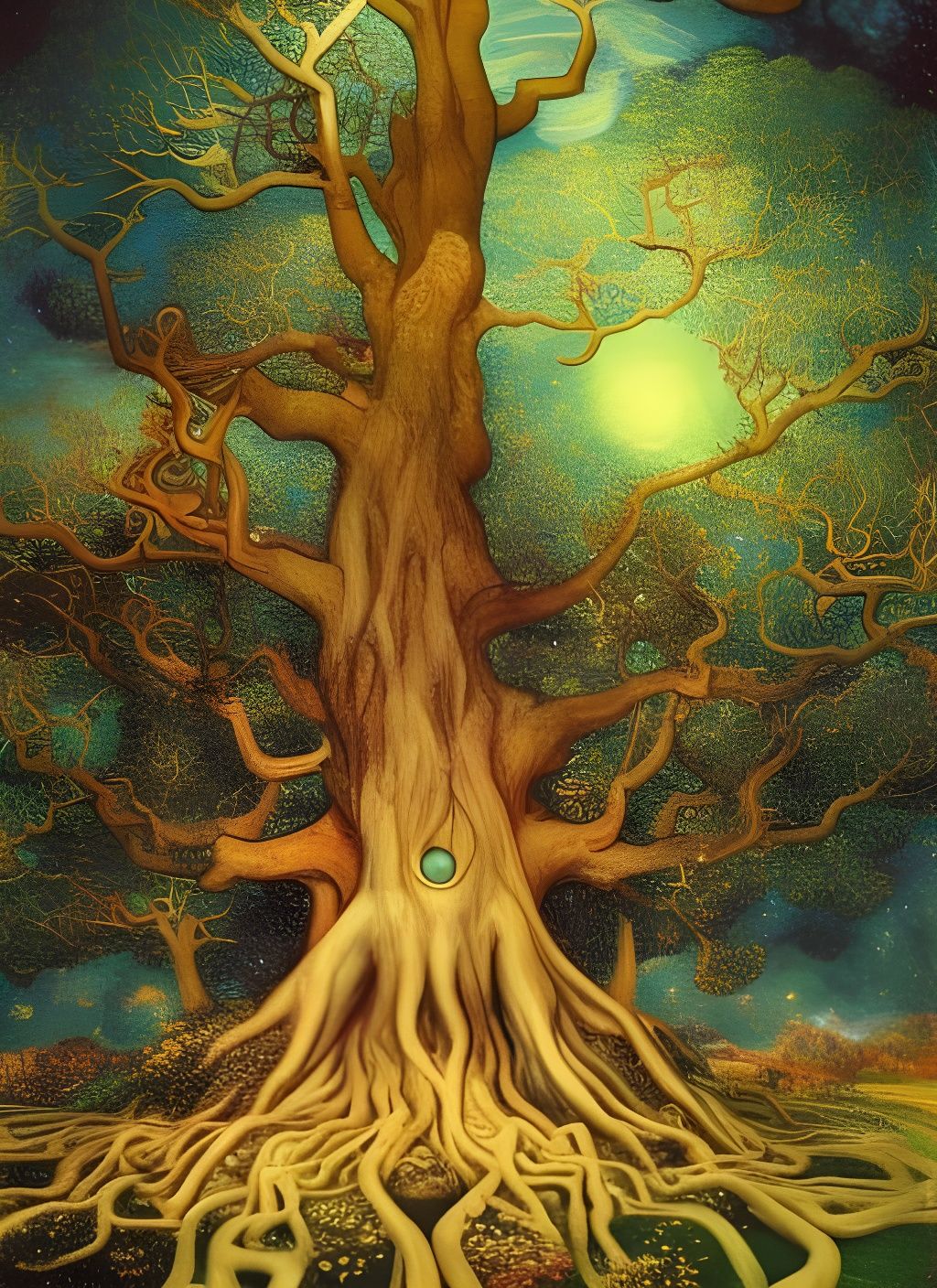 Yggdrasil   by @FloatingInQuietDarkness