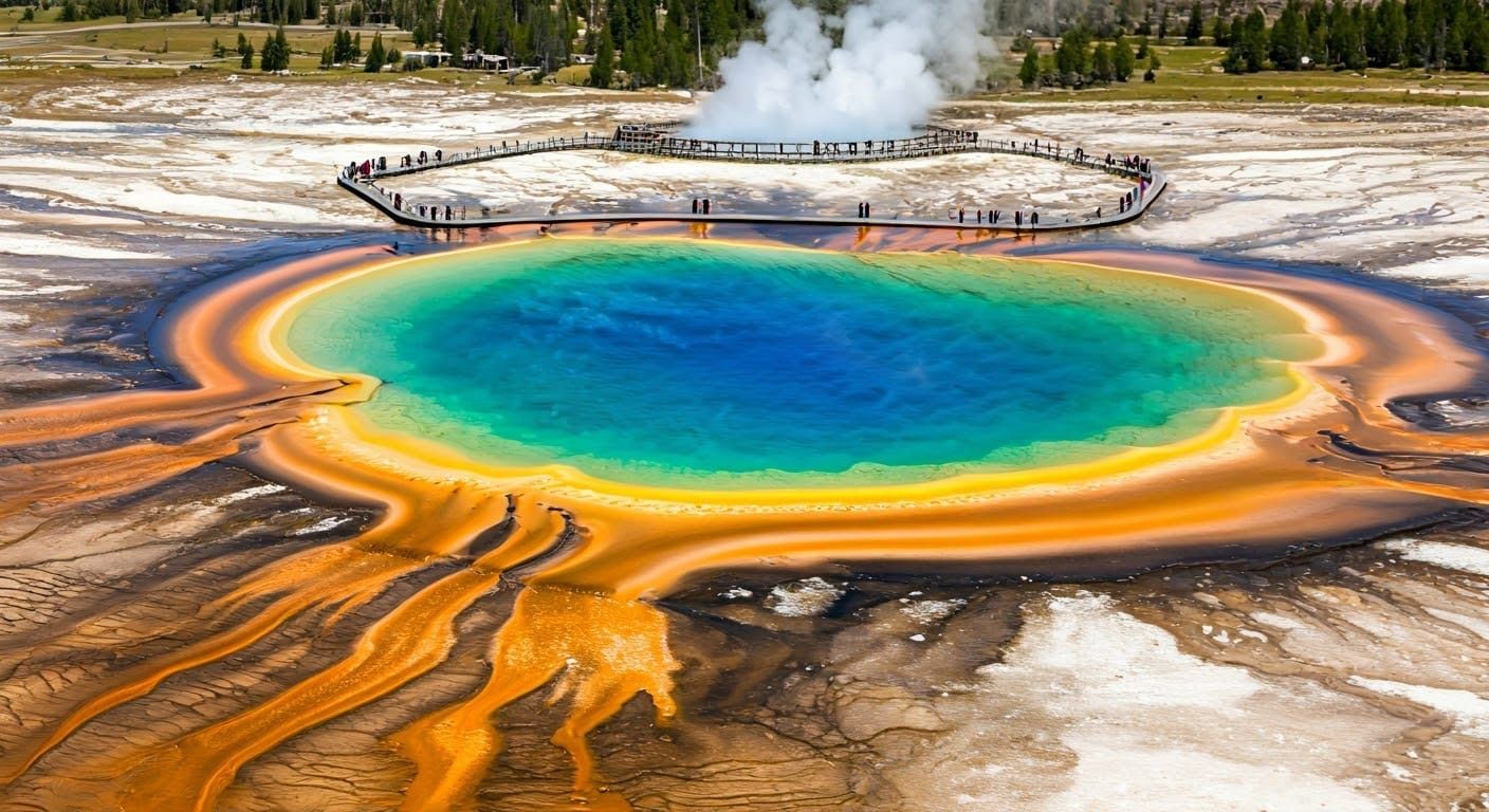Grand Prismatic Spring  by @st