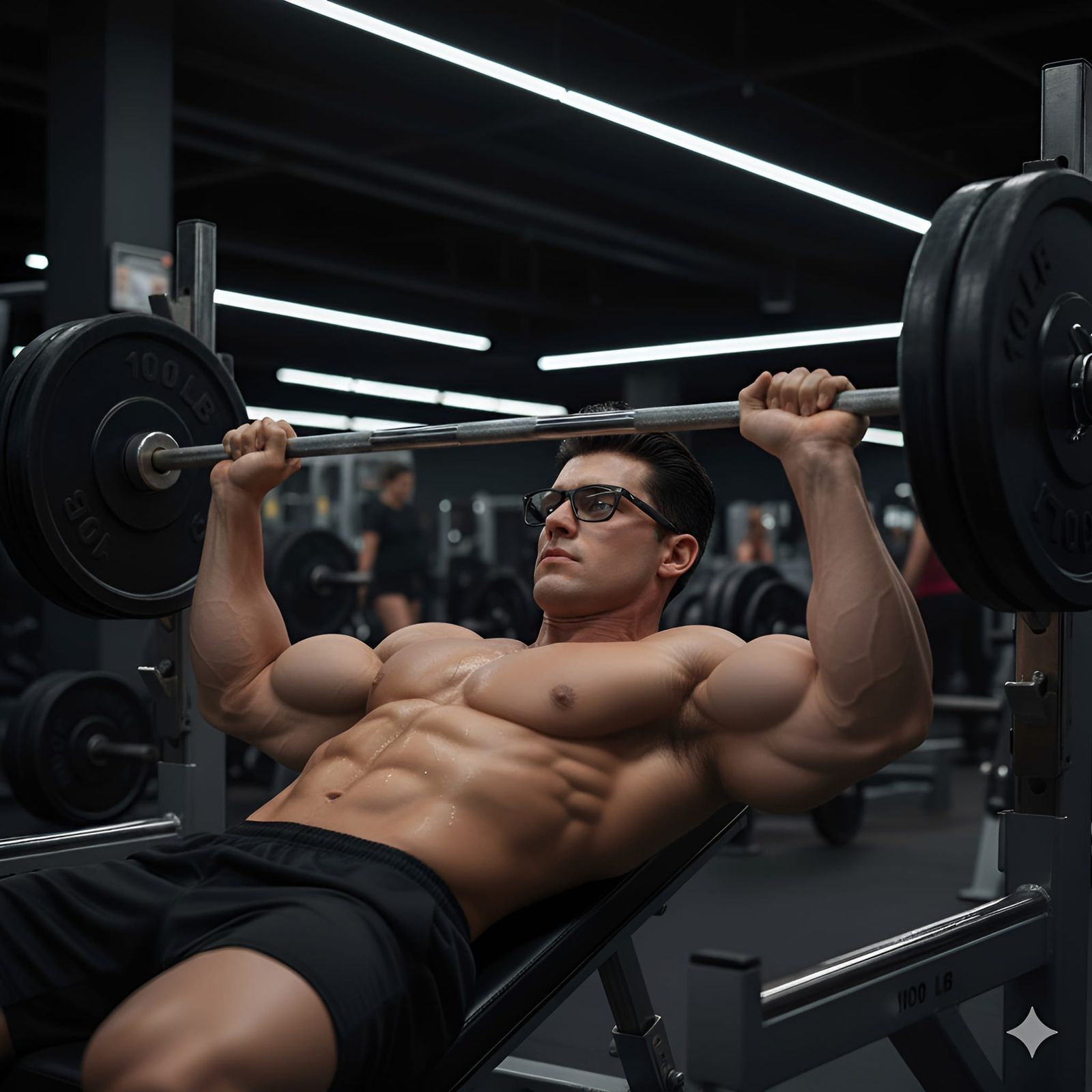 CK's chest day: Bench press