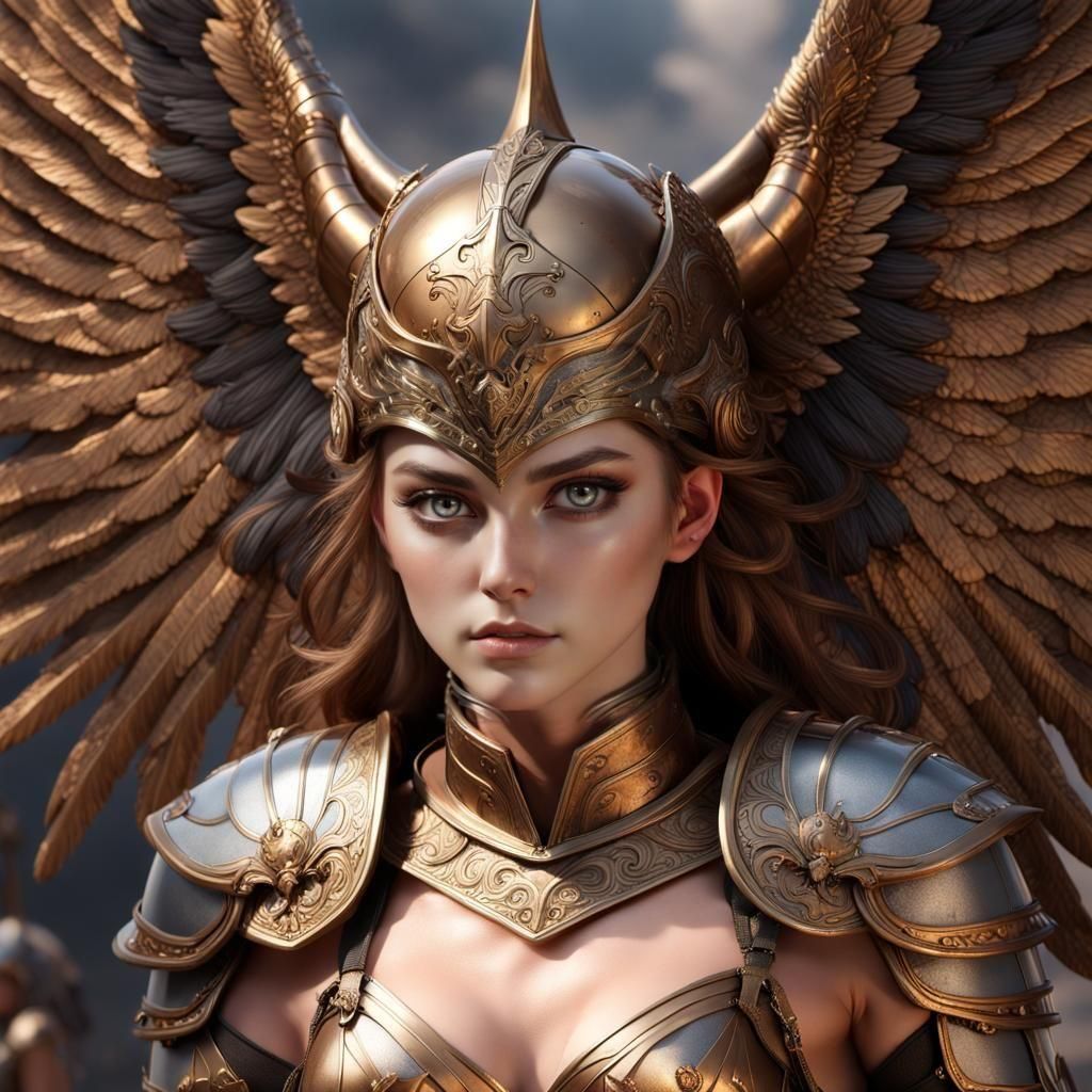 Majestic Valkyries Ready for Battle in Ultra Realism