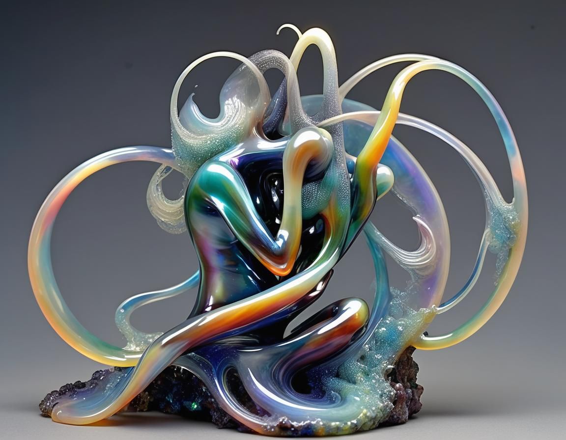 Spectrolite Opalescent Psychedelic Intricately Meticulously ...