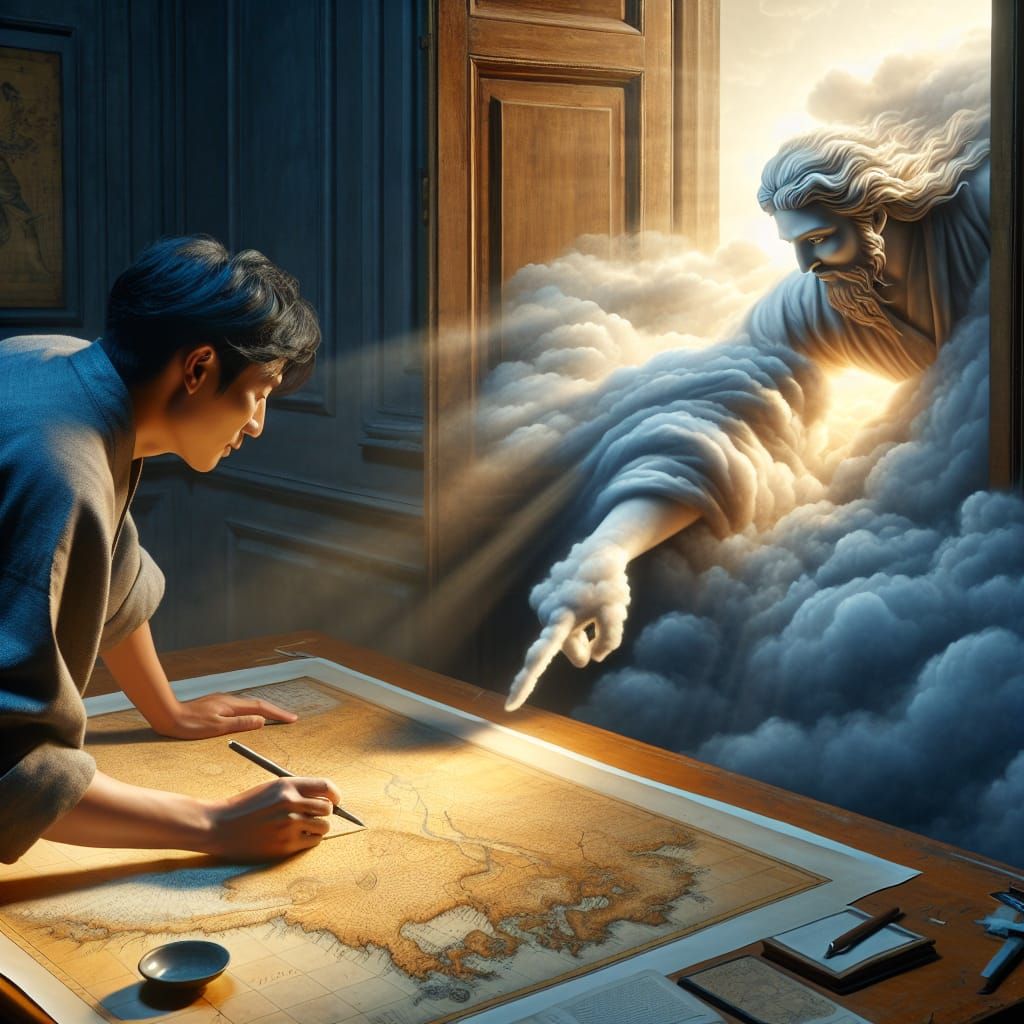 A man's heart deviseth his way: but the Lord directeth his steps.  by @Arel