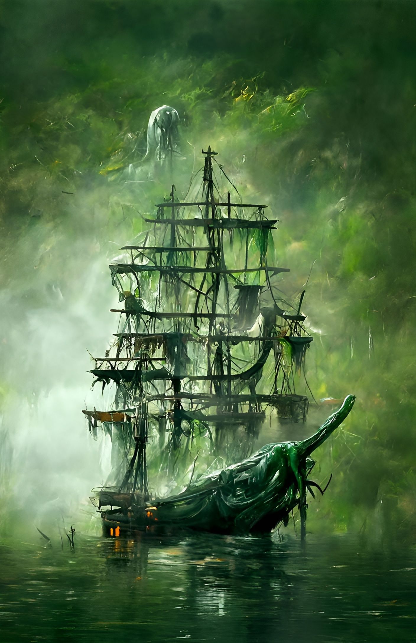 Old Nessy Attacks Ghost Ship