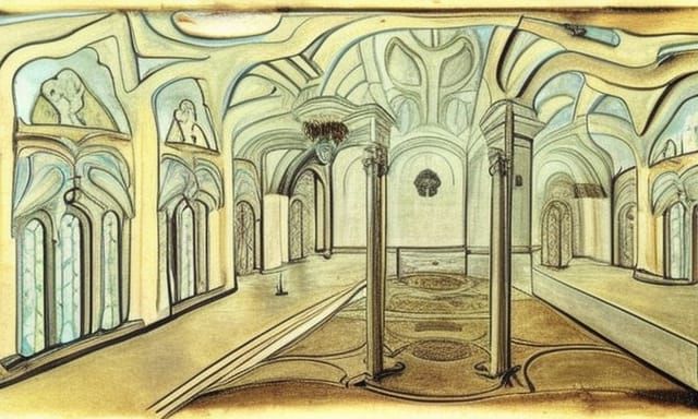 art nouveau rococo architecture primitivism maximalist