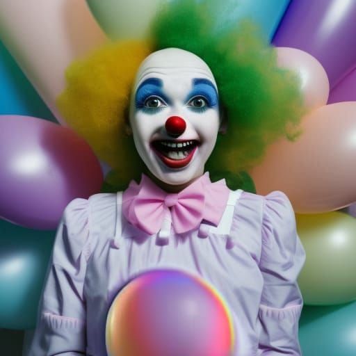 Happy Clown - Ai Generated Artwork - Nightcafe Creator