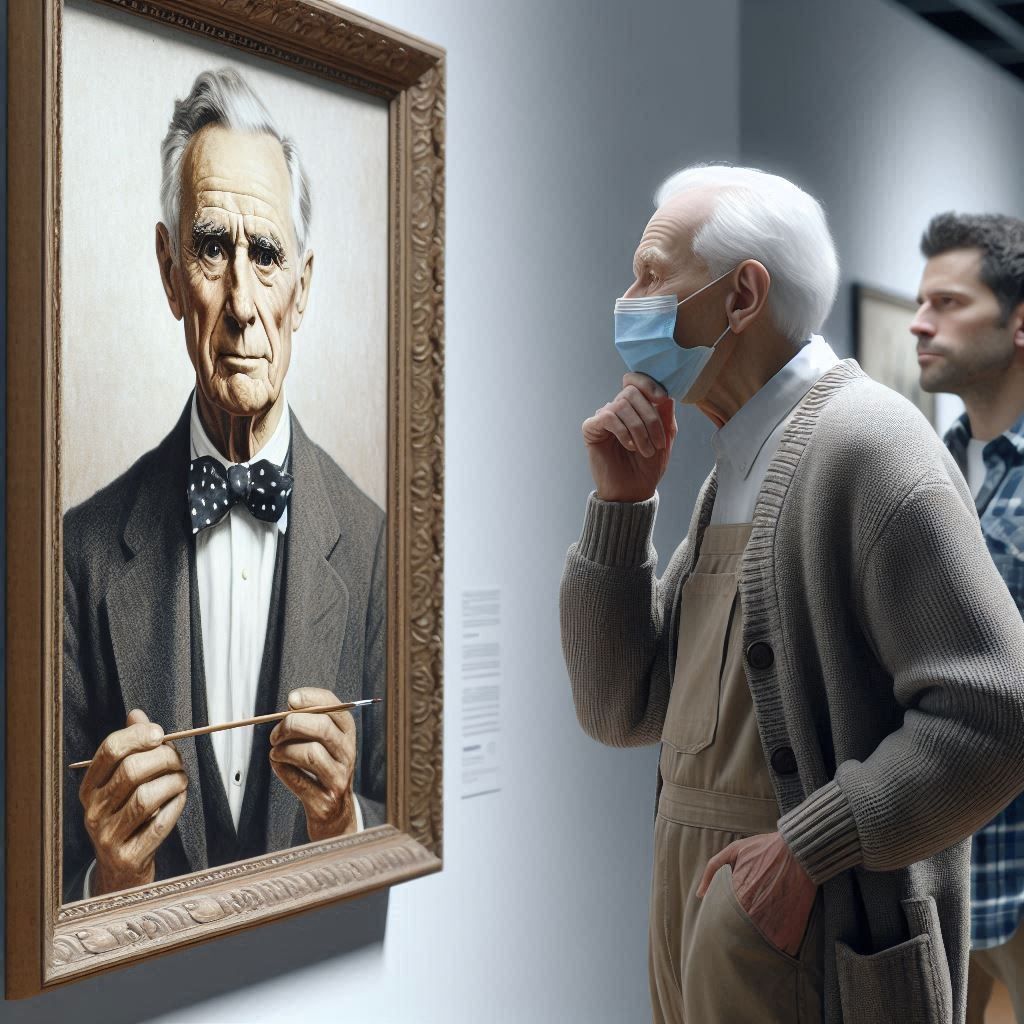 Portret of Norman Rockwell