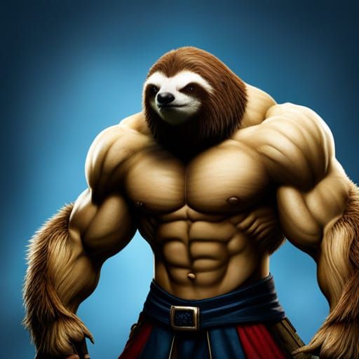 muscular sloth