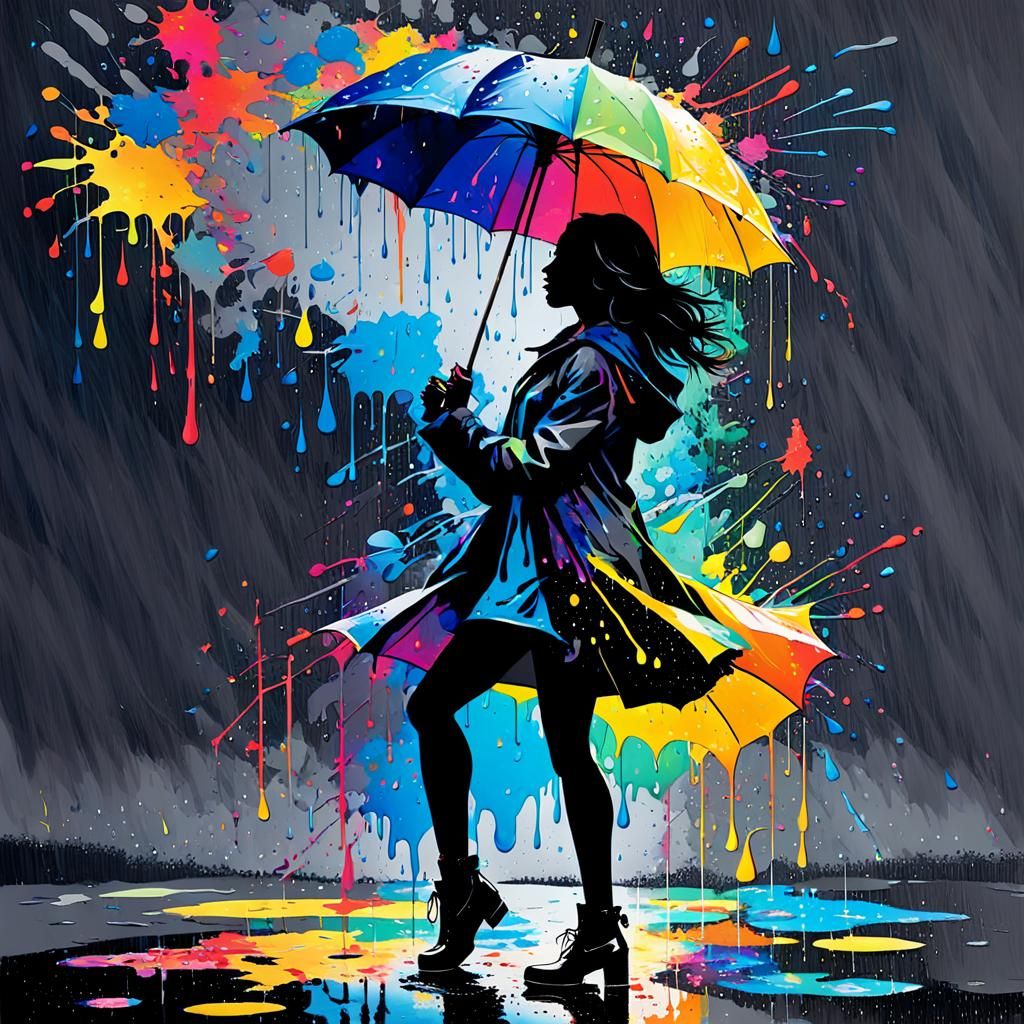 Splattered Showers  by @PhrozenExodus