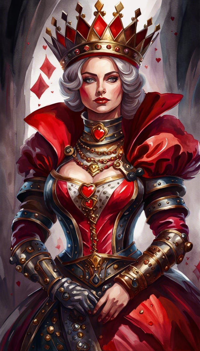 The Queen of Hearts  by @Swordood