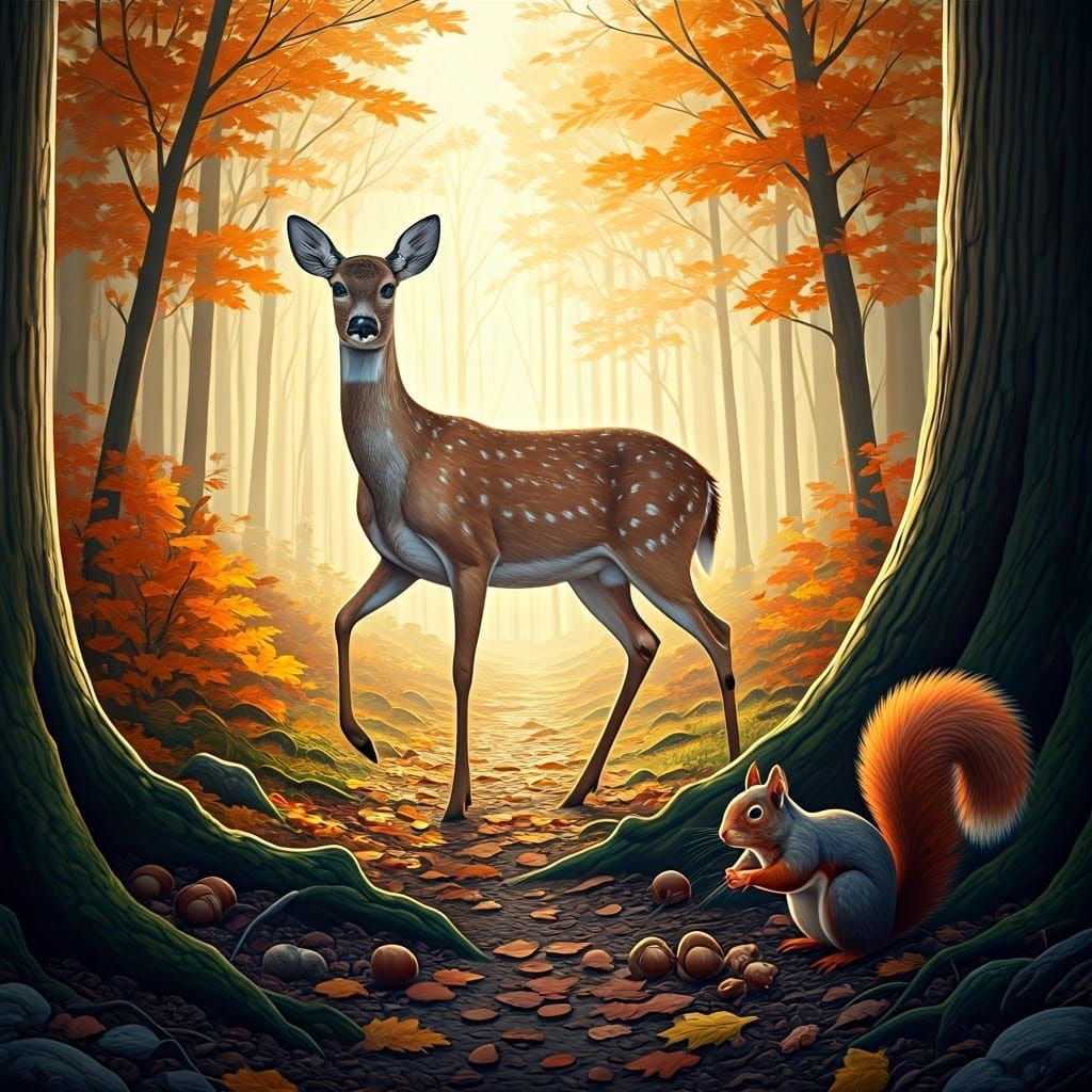 Wildlife in the wood  by @Iznogood