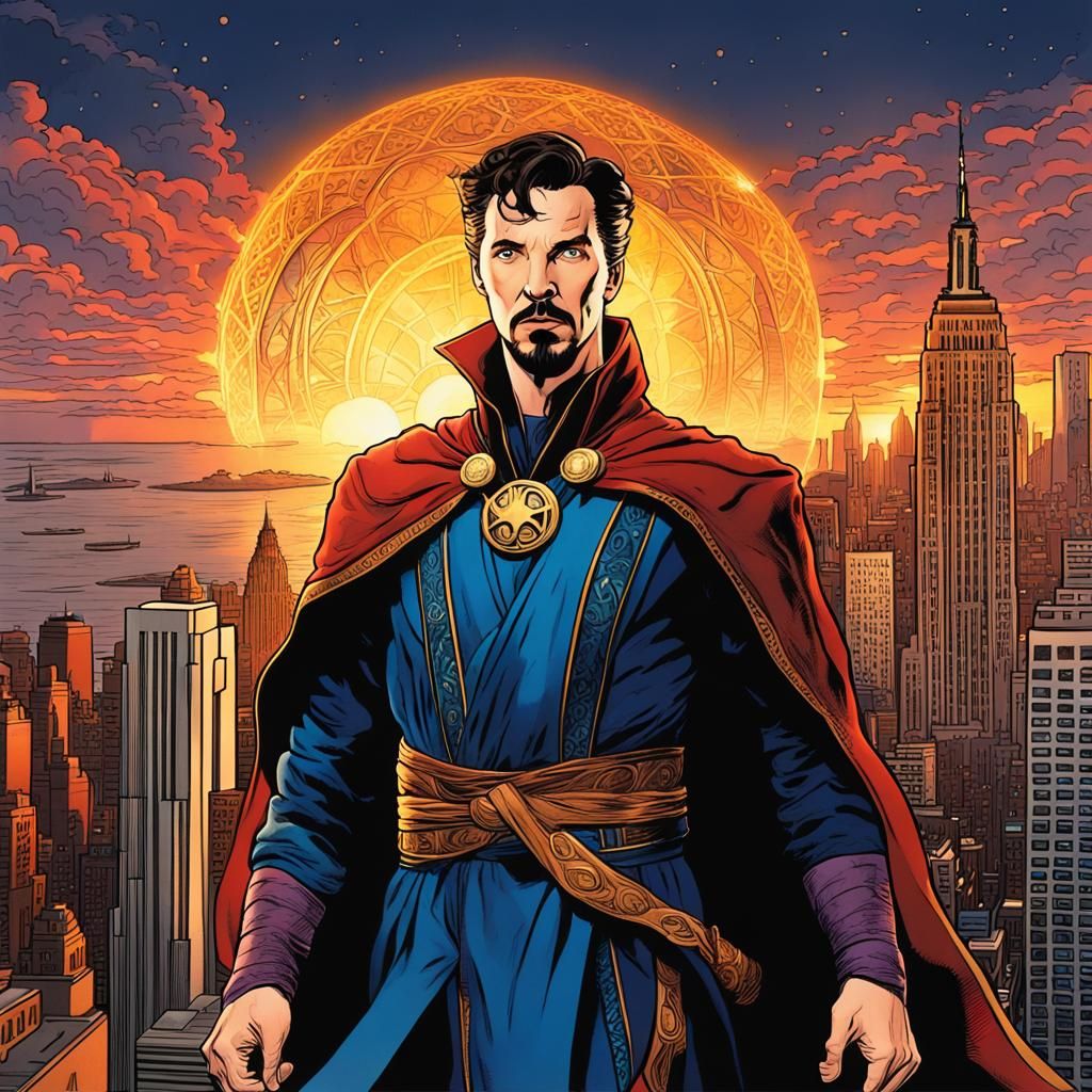 Portrait of Doctor strange - AI Generated Artwork - NightCafe Creator