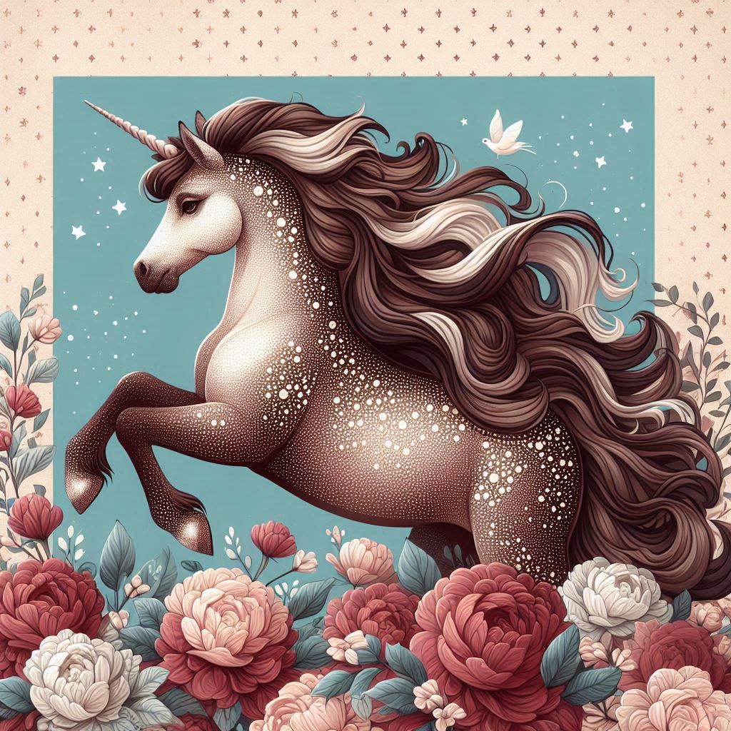 An Enchanting, Speckled Unicorn
