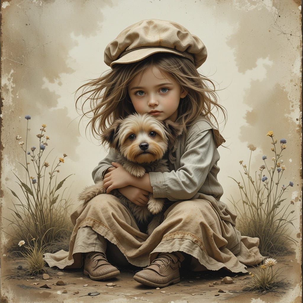 Hugging My Scruffy Doggy 😁🐶