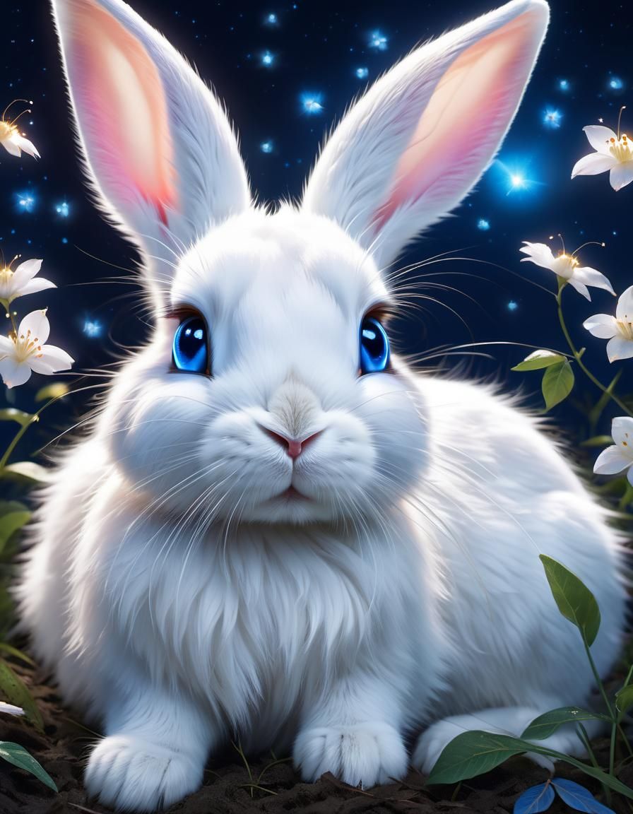 Mrs. Bunny - AI Generated Artwork - NightCafe Creator