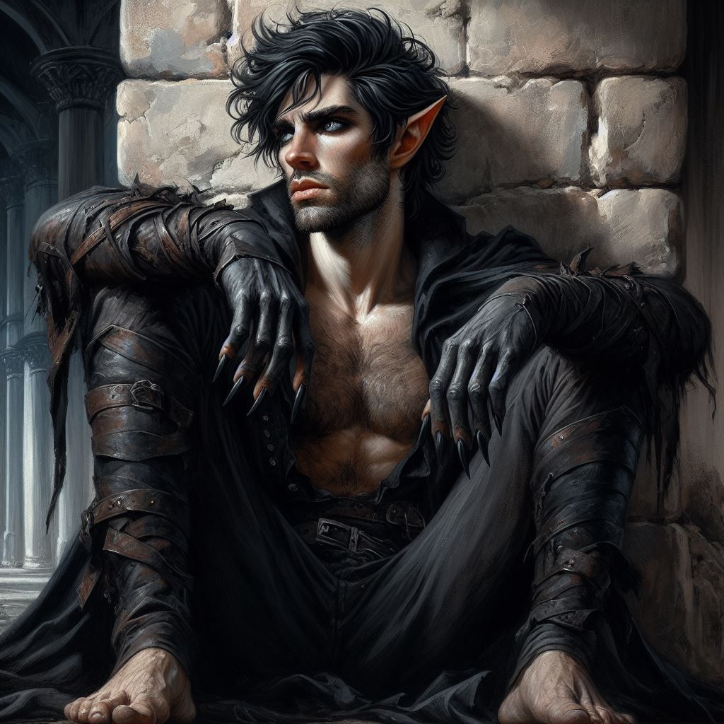 D3 Melancholy Half-Elf