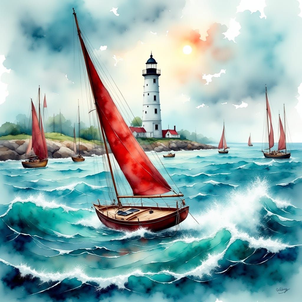 I am sailing   by @MSlough 