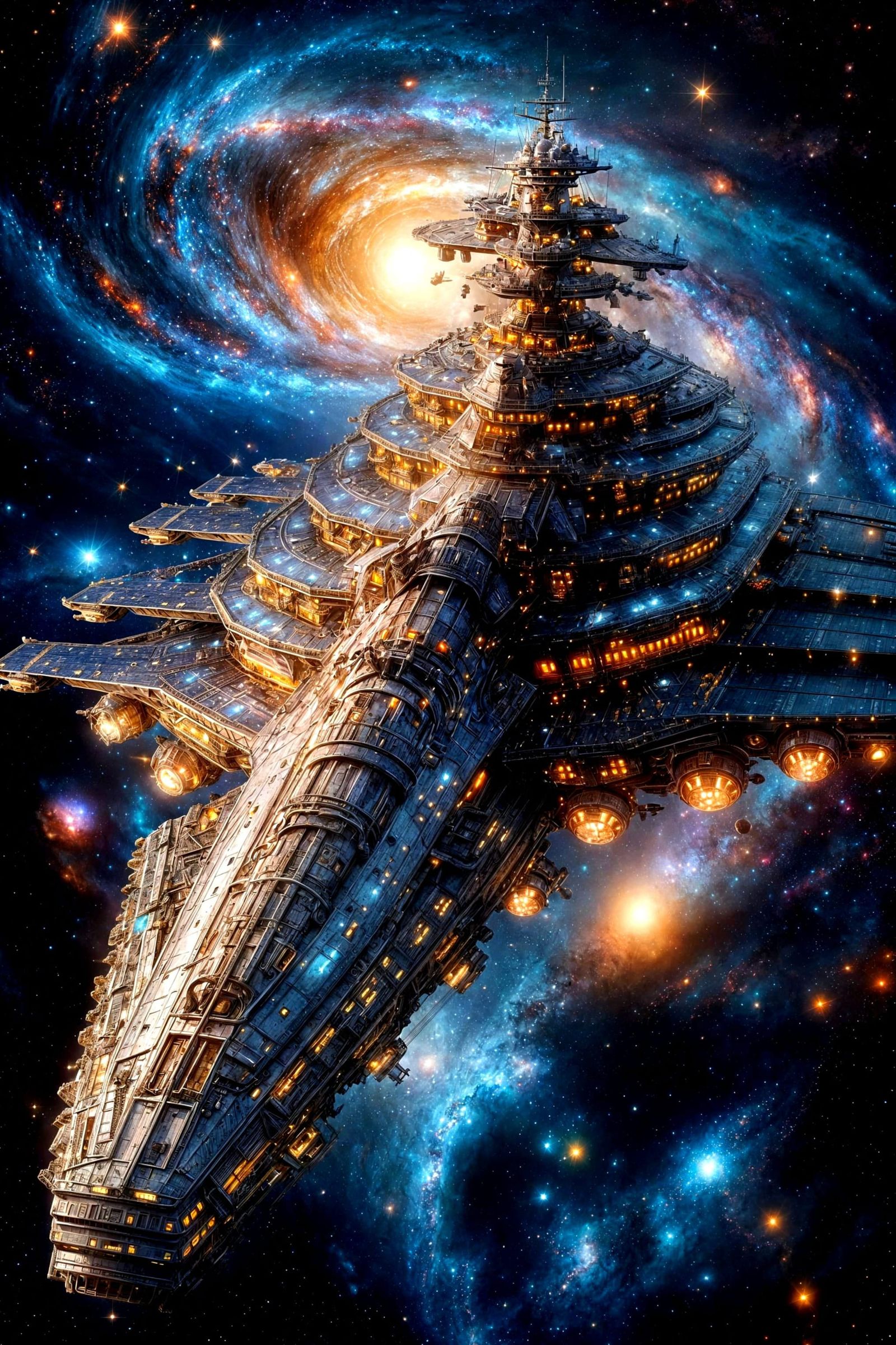 Galactic battleship
