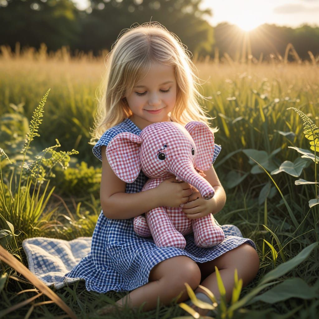 Marinette and her Elephant   by @ArtByAj