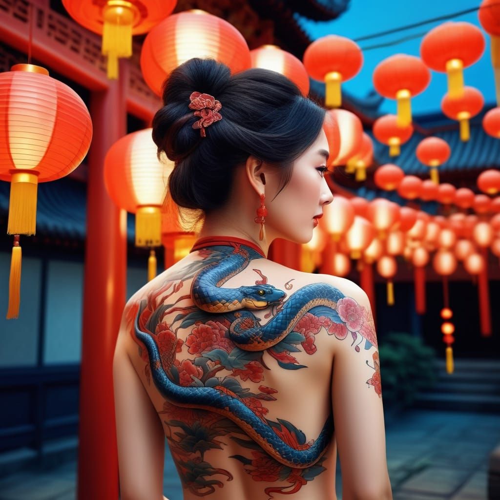 Chinese year of the snake  by @Richard Foleher