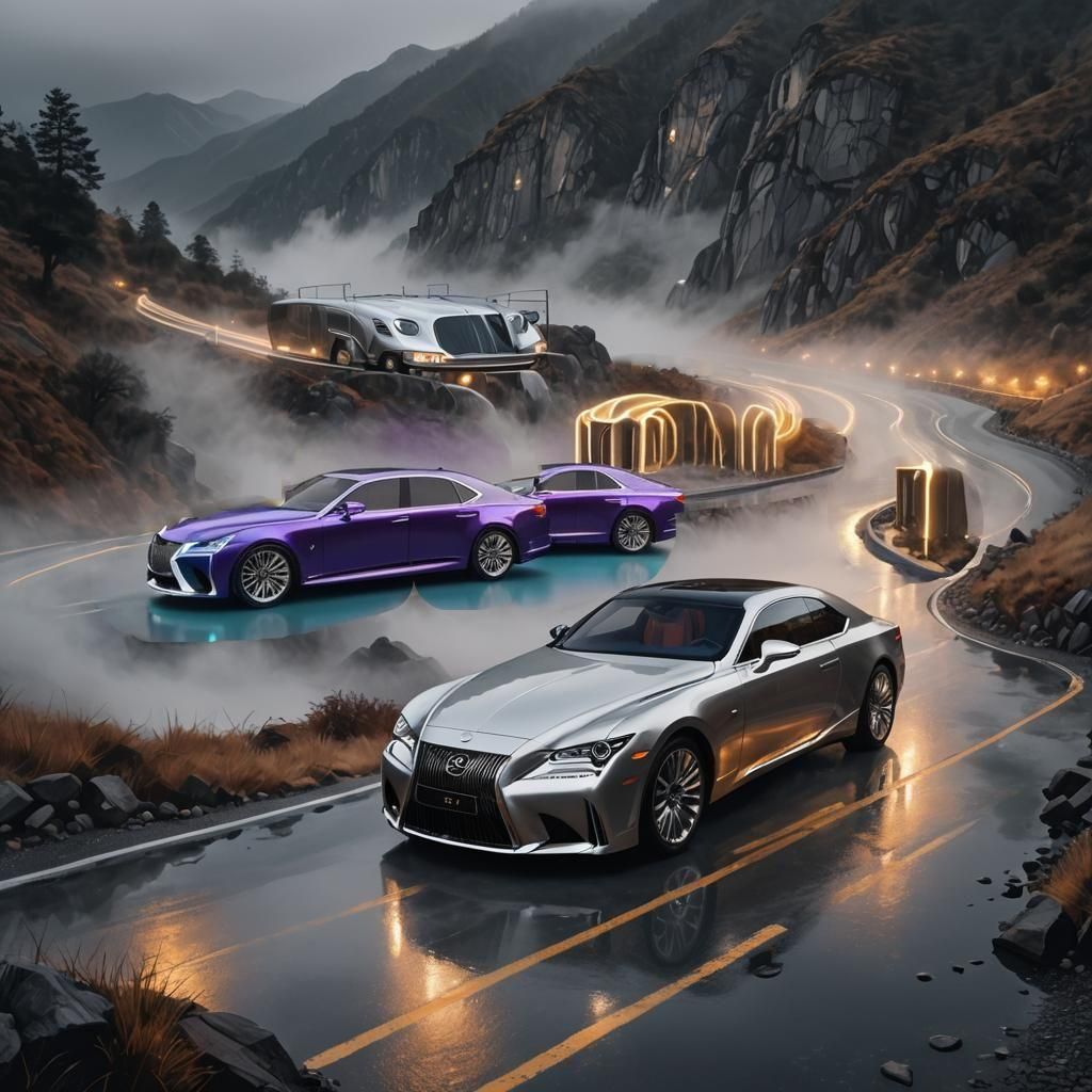 Lexus Rolls Royce Fusion: Detailed Matte Painting