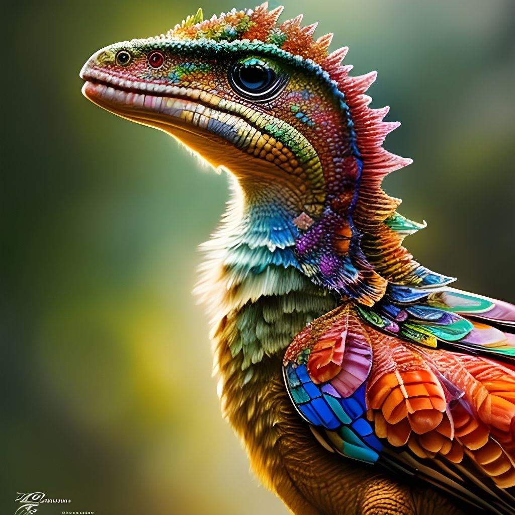 Young Ornithosaurus (bird-lizard)